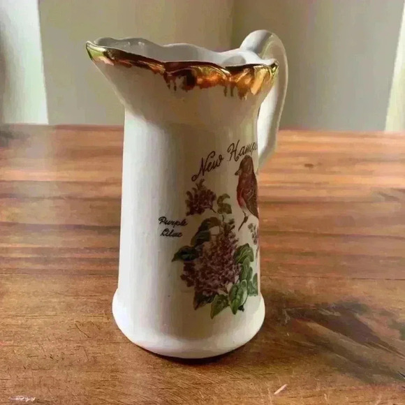 New Hampshire Collectible State Souvenir Cream Pitcher 1950's - Picture 3 of 12